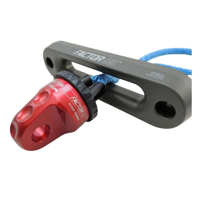 Factor 55 00015-01 Prolink Original Shackle Mount Replaces Winch Hook with a Stronger Shackle D-Ring Mount Max Load Rating 16,000 lb Ideal for 4x4 Off Road Adventures - Red. - Image 4
